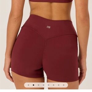CSB Women's Athletic Maroon Shorts